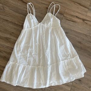 Target Wild Fabel Eyelit White Dress, Size: Small